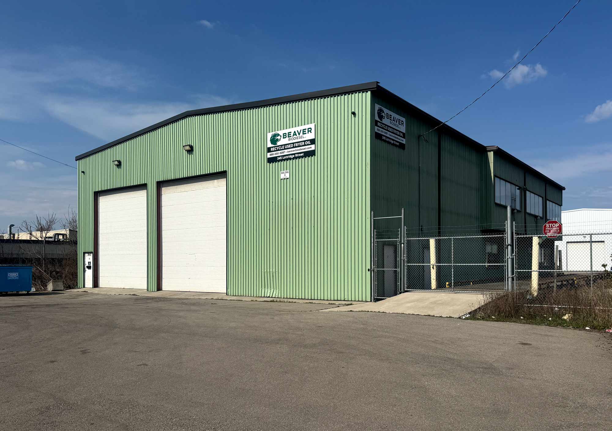 Beaver Biodiesel Warehouse